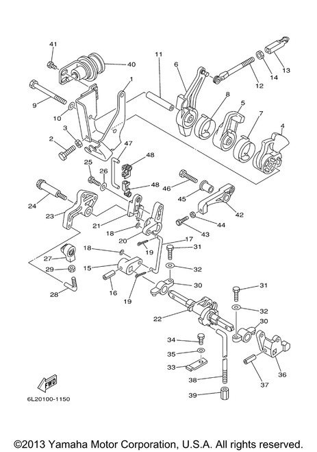 Yamaha Rod 2 | 6L2-42192-00-00