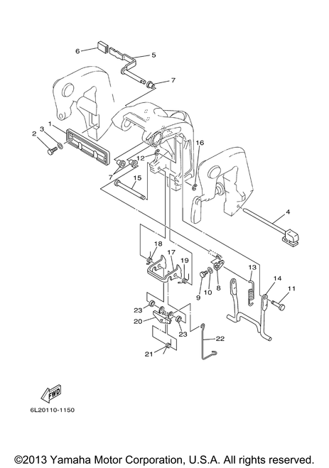 Yamaha Shaft, Stopper | 6L2-43191-01-00