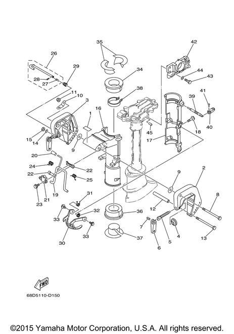 Yamaha Screw, Friction Piece | 6L5-42529-01-00