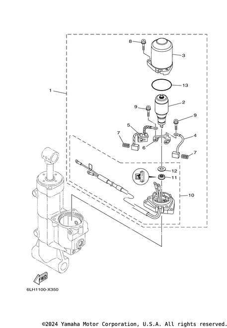 Yamaha Motor Assembly | 6LH-43880-00-00