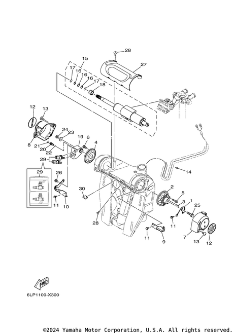 Yamaha Fitting, Hose | 6LW-61385-00-00