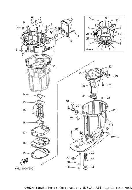 Yamaha Nipple, Hose | 6ML-45379-00-00