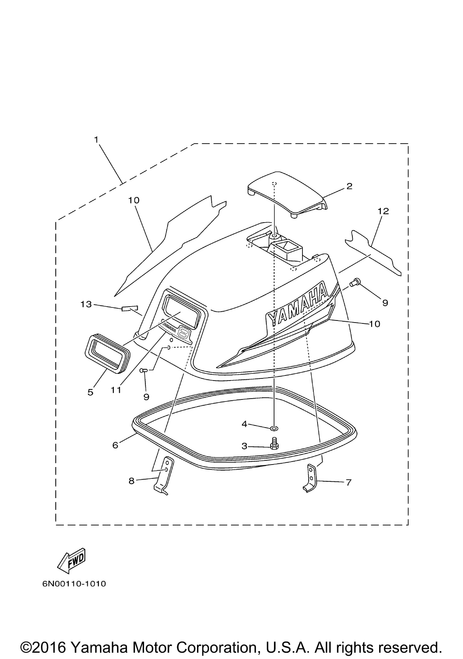 Yamaha Graphic, Rear | 6N0-G2678-11-00