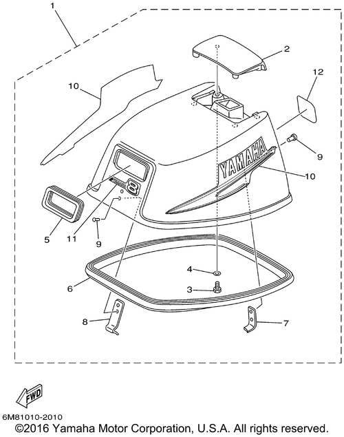 Yamaha Graphic, Rear | 6N0-G2678-20-00