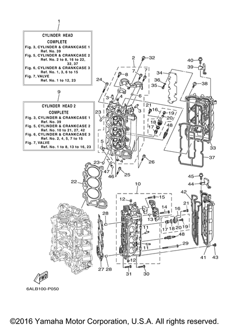 Yamaha Gasket, Head Cover 1 | 6P2-11193-00-00