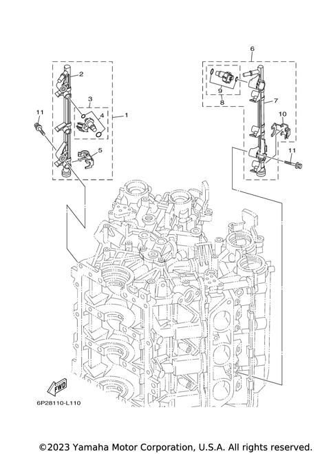 Yamaha Pipe, Delivery 2 | 6P2-13171-00-00