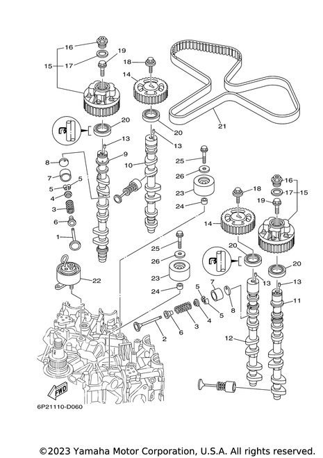 Yamaha Gear, Idler 1 | 6P2-15512-00-00