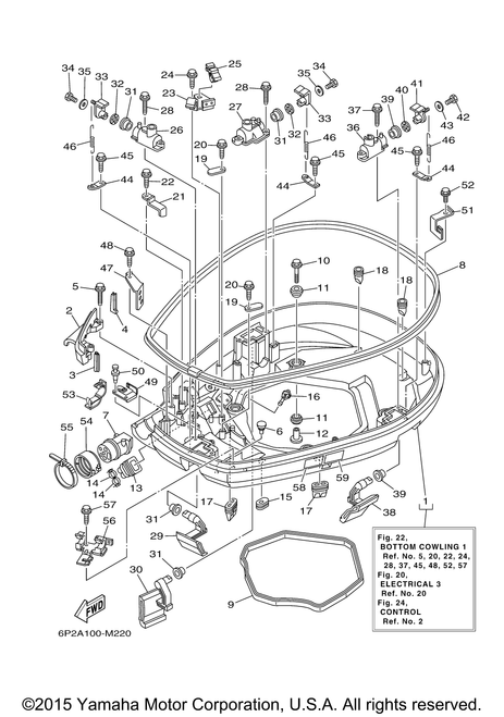 Yamaha Bracket 2 | 6P2-42766-10-00