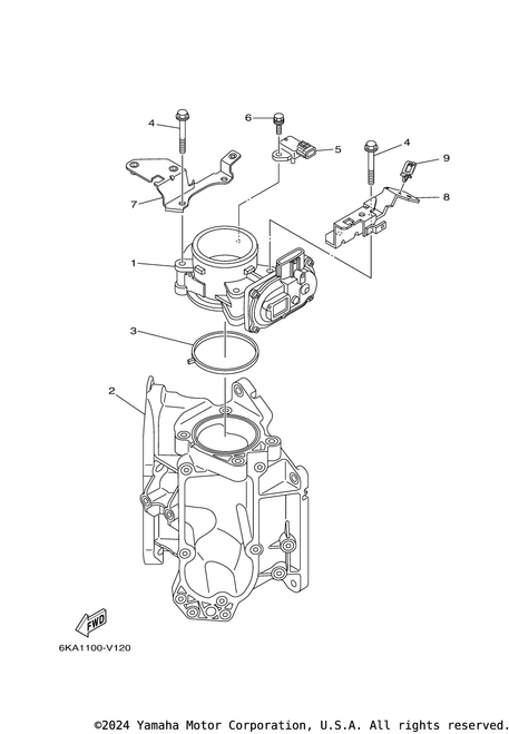 Yamaha Sensor, Pressure | 6P2-82380-00-00