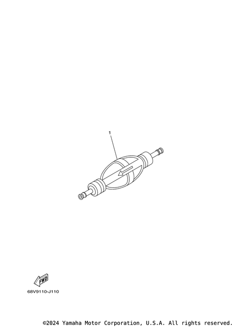 Yamaha Filter Assembly | 6P3-24560-23-00