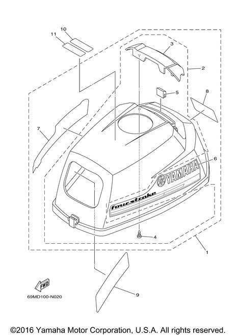 Yamaha Graphic, Side 2 | 6S7-42676-00-00