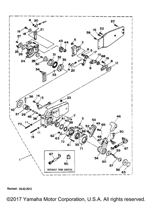 Yamaha Plate, Lock | 6X0-48245-00-00