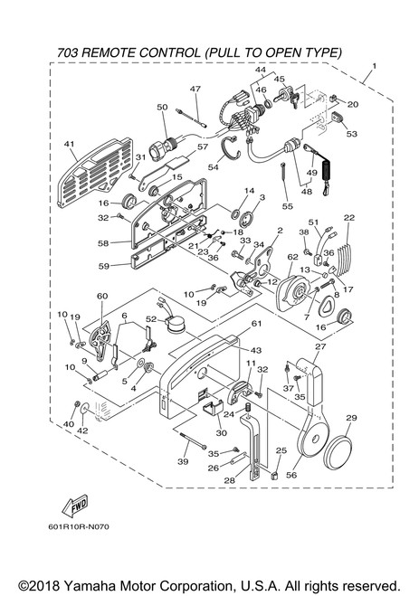 Yamaha Screw, Flat Head | 703-44189-00-00