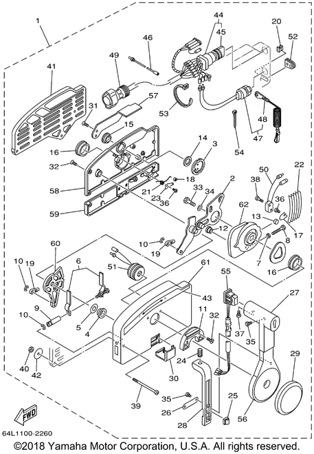 Yamaha Cover | 703-48225-00-00