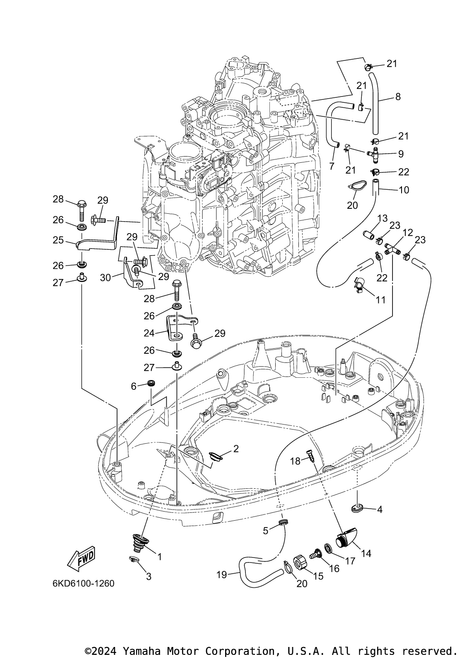 Yamaha Bolt, Flange | 90105-06039-00