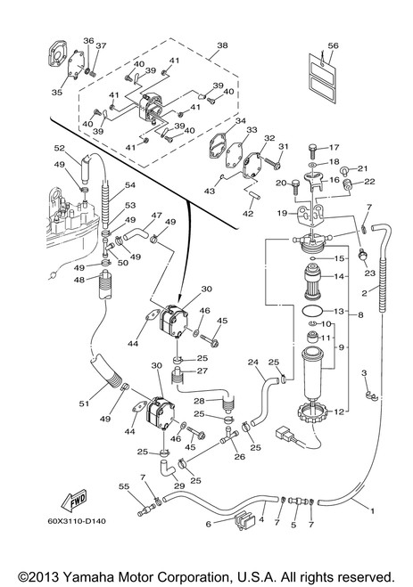 Yamaha Bolt, Hexagon Socket Head | 90110-06126-00