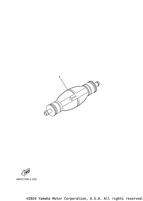 Yamaha Bolt, With Washer | 90119-06309-00