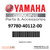 Yamaha Screw, Pan Head Tapping | 97780-40112-00