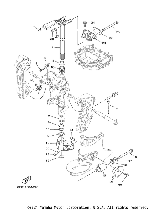 Yamaha Nut, Crown | 90176-14002-00 - RJ Nautical