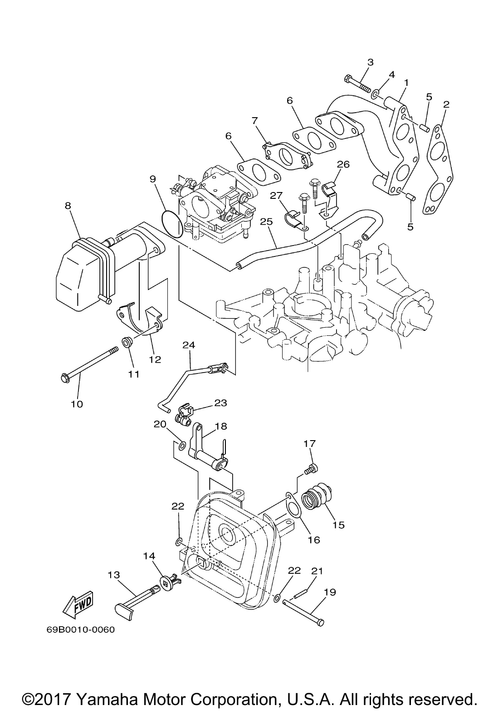 Yamaha Rod, Choke 1 | 66M-41256-00-00 - RJ Nautical