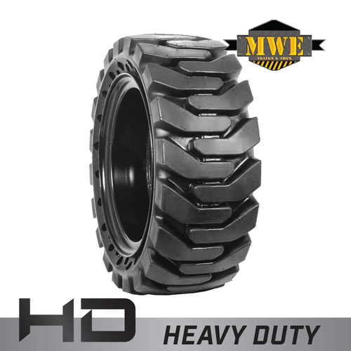 14-17.5 MWE Left Mounted Heavy Duty Solid Rubber Tire