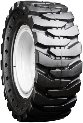 Solid Rubber Tire - 445/65-22.5 MWE Right Mounted Heavy Duty 