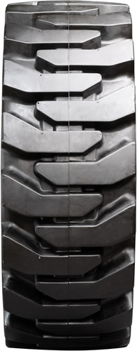 Solid Rubber Tire - 385/65-19.5 MWE Left Mounted Heavy Duty 