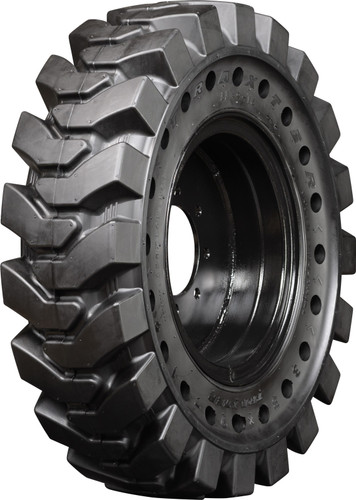 Bobcat 853H Solid Rubber Tire - 12-16.5 MWE Mounted Heavy Duty 