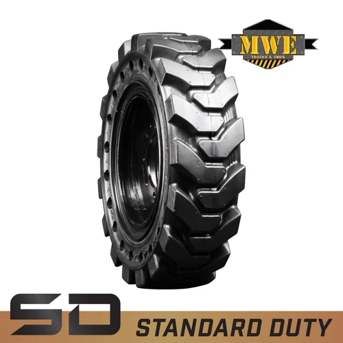 CASE 1835C - 10-16.5 MWE Mounted Standard Duty HD R-4 Solid Rubber Tire