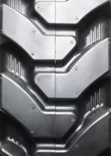 CASE SR160B - 10-16.5 MWE Mounted Standard Duty SD R-4 Solid Rubber Tire