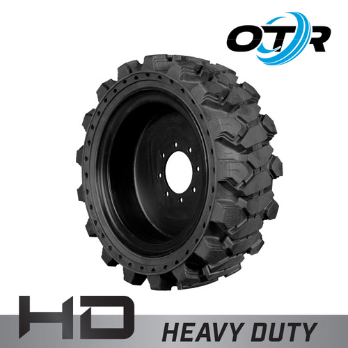 CAT 232D3 - 10-16.5 OTR Non-Directional Mounted Extreme Duty Solid Rubber Tire