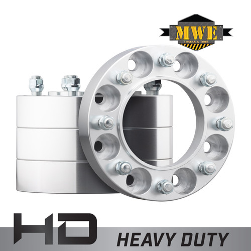 CAT 246 - 8 Bolt Hole 2" Spacer - Aluminum 9/16" Stud *Set of Four*