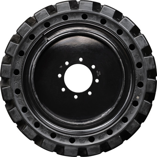 CASE 70XT - 12-16.5 MWE Mounted Heavy Duty Solid Rubber Tire