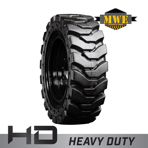 Mustang 2086 - 12-16.5 MWE Mounted Heavy Duty Solid Rubber Tire