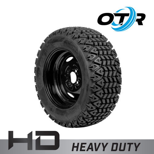 Polaris Ranger Crew 570 - 25X10.00-14 OTR NDX 350 MAG UTV ASSY, 4 ON 156MM BOLT PATTERN, 0 OFFSET, BLACK