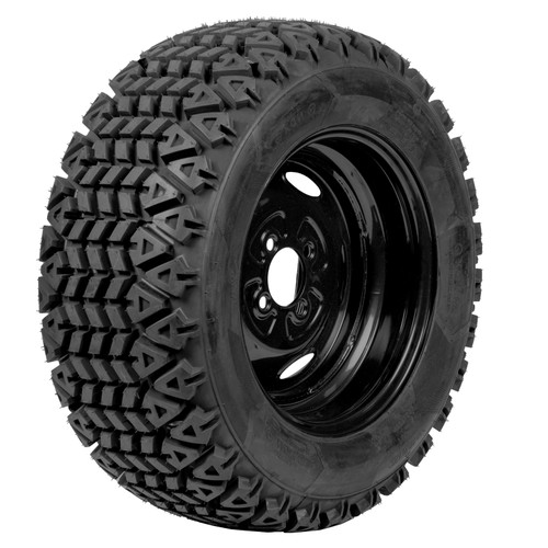 Polaris Ranger Crew 570 - 25X10.00-14 OTR NDX 350 MAG UTV ASSY, 4 ON 156MM BOLT PATTERN, 0 OFFSET, BLACK
