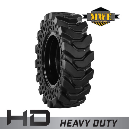 10-16.5 MWE Left Mounted Heavy Duty HD R-4 Solid Rubber Tire