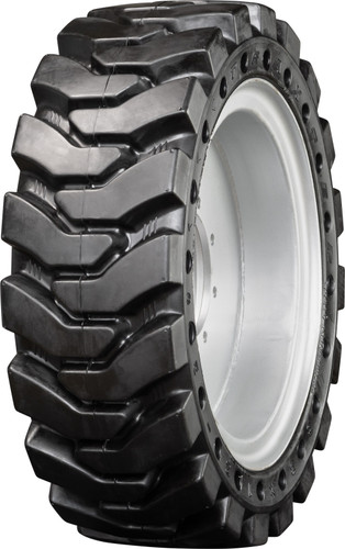 12-16.5 MWE Left Mounted Heavy Duty Solid Rubber Tire