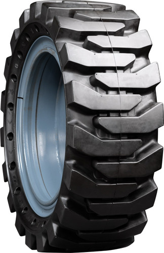 15-19.5 MWE Right Mounted Heavy Duty Solid Rubber Tire