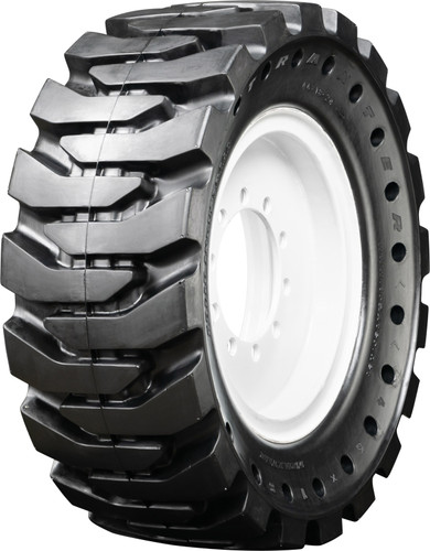 385/65-19.5 MWE Right Mounted Heavy Duty Solid Rubber Tire