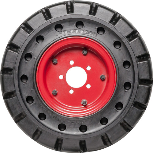 5.70-12 MWE Non-Directional Mounted Extreme Duty Solid Rubber Tire