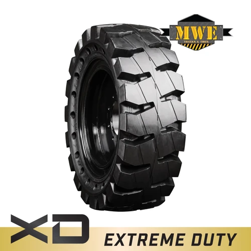 Volvo MC115B - 12-16.5 MWE Non-Directional Mounted Extreme Duty Solid Rubber Tire