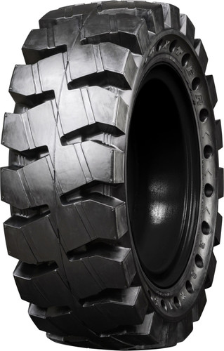 Mustang 2064 - 12-16.5 MWE Non-Directional Mounted Extreme Duty Solid Rubber Tire