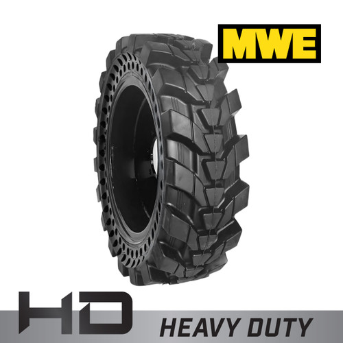 John Deere 318E - 10-16.5 MWE Mounted Heavy Duty HD R-4 Solid Rubber Tire