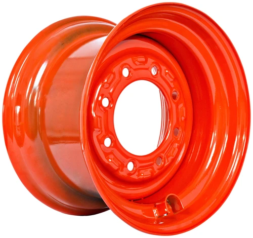 Bobcat 863 - Bobcat Orange 8 Bolt Hole Heavy Duty Rim/Wheel for 12-16.5 Skid Steer Tires