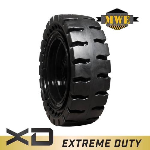 JCB 525-60 HiViz - 12-16.5 MWE Non-Directional Mounted Extreme Duty Solid Rubber Tire