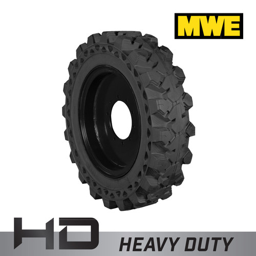 JLG G6-42A - 13.00-24 OTR Non-Directional Mounted Extreme Duty Solid Rubber Tire