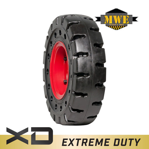Bobcat S70 - 5.70-12 MWE Non-Directional Mounted Extreme Duty Solid Rubber Tire
