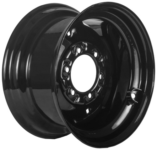 CASE 1825B - Gloss Black 6 Bolt Hole Heavy Duty Rim/Wheel for 27X10.50-15 Skid Steer Tires