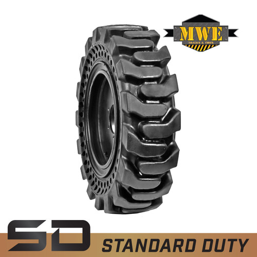 CASE 1838 - 10-16.5 MWE Mounted Standard Duty Solid Rubber Tire